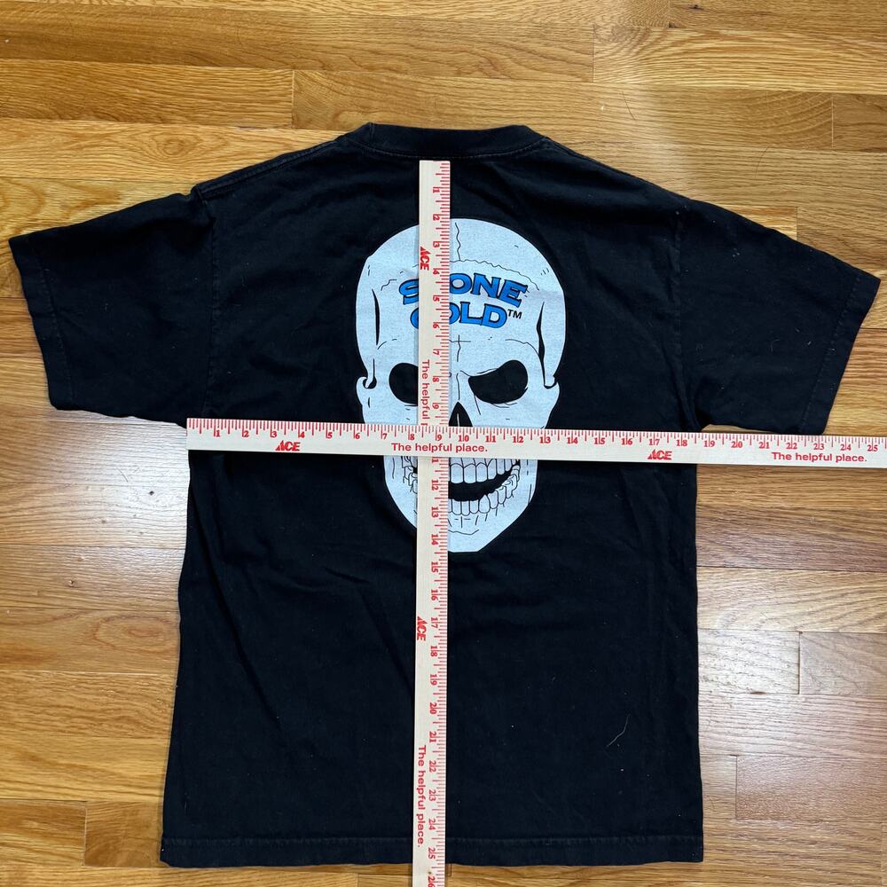 WWE Boston 3:16 T-Shirt Stone Cold Steve Austin Skull Graphic Mens M Black - Picture 4 of 4